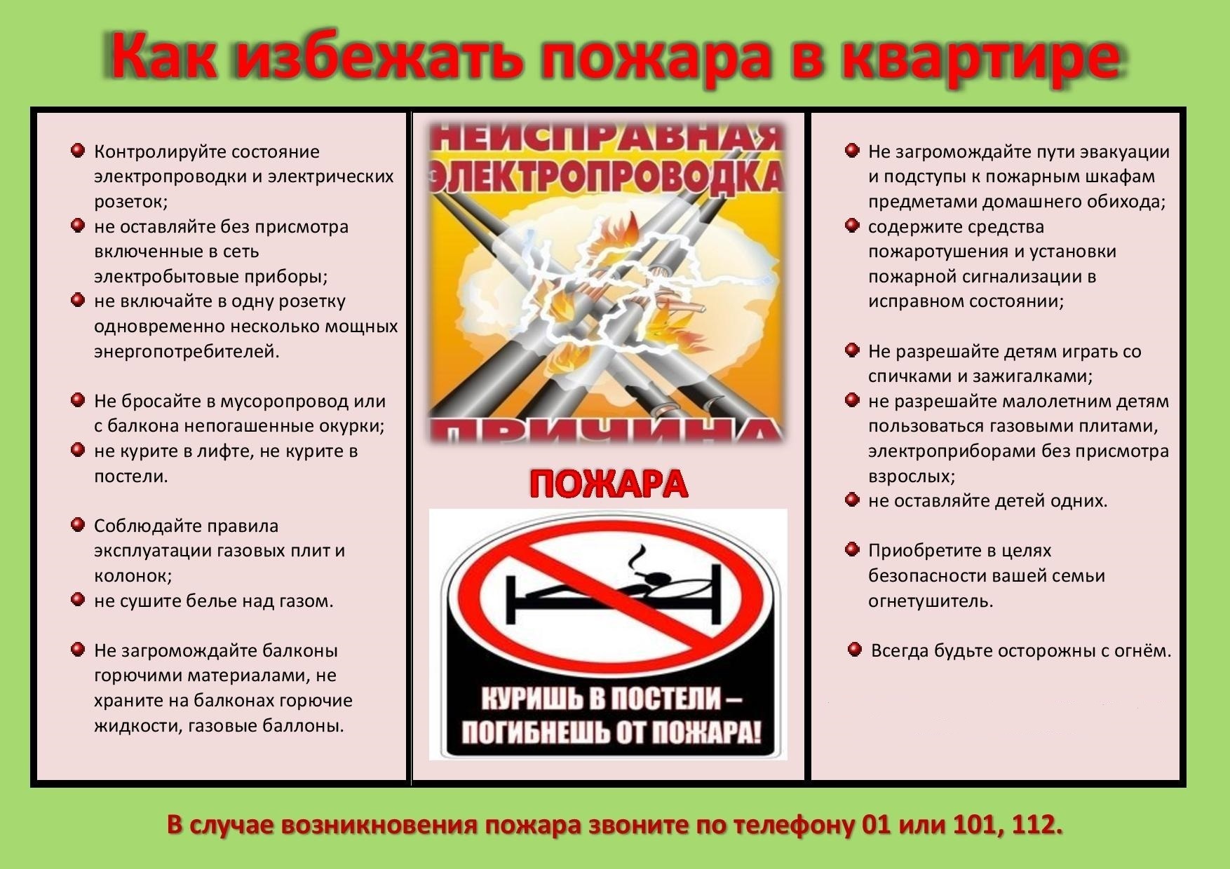 Обеспечение пожарной безопасности.